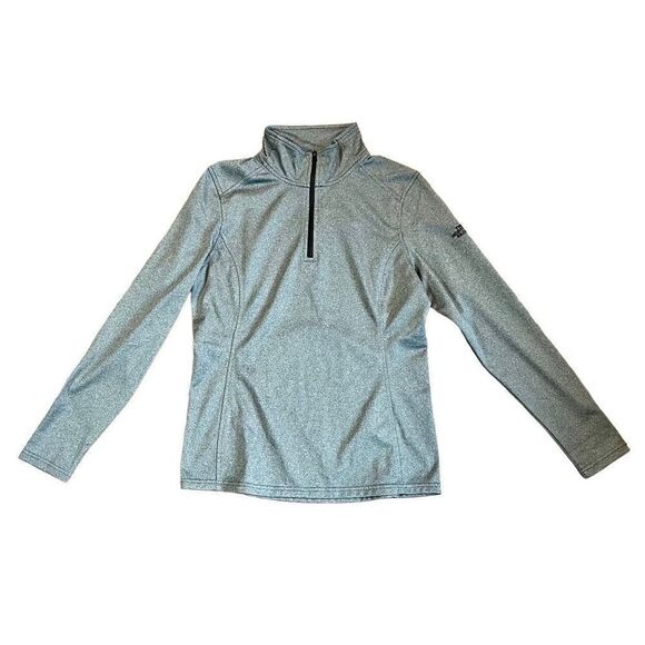 The North Face Women’s Gray Pullover 1/4 Zip Jacket Medium - Picture 1 of 8
